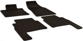 Резиновые коврики в салон DOMA  для Kia Sorento кроссовер/внедорожник 2009-2012 черные 4шт