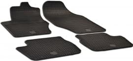 Резиновые коврики в салон DOMA  для Citroen C4 седан 2012-2018 черные 4шт