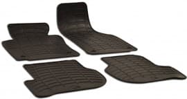 Резиновые коврики в салон DOMA  для Skoda Octavia A5 FL седан 2009-2013 черные 4шт