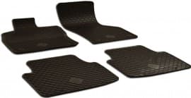 Резиновые коврики в салон DOMA  для Skoda Octavia A7 седан 2013-2020 черные 4шт