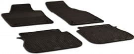 Резиновые коврики в салон DOMA  для Volkswagen Caddy 4 2015-2021 черные 4шт коротк.база