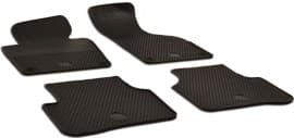 Резиновые коврики в салон DOMA  для Volkswagen Passat Alltrack универсал 2012-2014 черные 4шт DOMA