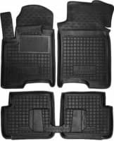 Полиуретановые коврики в салон Avto-Gumm для Fiat Panda III 2012+ черный, кт - 4шт