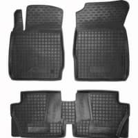 Полиуретановые коврики в салон Avto-Gumm для Ford Fiesta 2008-2018 черный, кт - 4шт