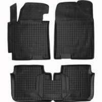 Полиуретановые коврики в салон Avto-Gumm для Hyundai Elantra 2011-2014 черный, кт - 4шт