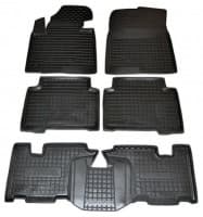Полиуретановые коврики в салон Avto-Gumm для Hyundai Grand Santa Fe 2014+ черный, кт - 4шт (7мес Avto-Gumm