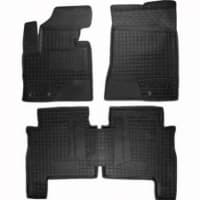 Полиуретановые коврики в салон Avto-Gumm для Hyundai Santa Fe 2 2010-2012 черный кт-4шт (5мест)