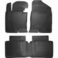 Полиуретановые коврики в салон Avto-Gumm для Hyundai Sonata 6 2009-2014 черный, кт - 4шт