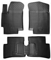 Полиуретановые коврики в салон Avto-Gumm для Kia Rio 2 седан 2005-2011 черный, кт - 4шт Avto-Gumm