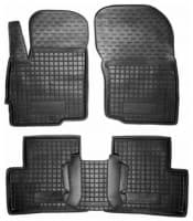 Полиуретановые коврики в салон Avto-Gumm для Mitsubishi Outlander 3 XL 2012-2014 черный кт - 4шт Avto-Gumm