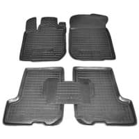 Полиуретановые коврики в салон Avto-Gumm для Dacia Sandero 2013+ черный, кт - 4шт