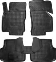 Полиуретановые коврики в салон Avto-Gumm для Skoda Octavia A7 2013-2020 черный, кт - 4шт