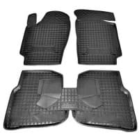 Полиуретановые коврики в салон Avto-Gumm для Volkswagen Polo 5 седан 2010+ черный кт - 4шт
