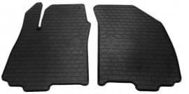 Резиновые коврики в салон Stingray для Chevrolet Aveo седан T300 2011-2018 (design 2016) 2шт