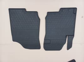Резиновые коврики в салон Stingray для Fiat Freemont 2011-2016 (design 2016) with plastic clips Stingray