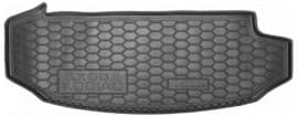Коврик в багажник полиуретановый Avto-Gumm для Skoda Kodiaq 2017+ Авто коврик в багажник Автогум на Шкода Кодьяк 7мест малый Avto-Gumm
