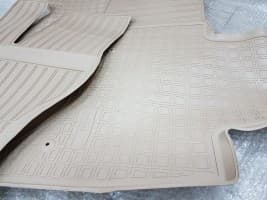 Полиуретановые коврики в салон NorPlast для BMW X6 F16/F86M 2014-2020 п/у к-т беж