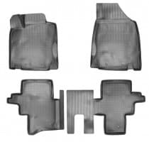 Полиуретановые коврики в салон NorPlast для Nissan Pathfinder R52 2014-2021 5мест п/у к-т