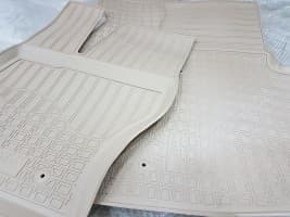 Полиуретановые коврики в салон NorPlast для Nissan Tiida 2007-2012 хэтчбек 5дв. п/у к-т бежевые
