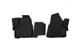 Полиуретановые коврики в салон Novline для Ford Tourneo Custom 1+2 seats 2013+ длинн.баз
