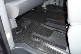 Полиуретановые коврики в салон Novline для Hyundai New H1 2007-2020 минивен 3ряд. 1шт.
