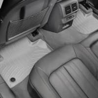 Резиновые коврики в салон WeatherTech для Audi Q5 2018+ с бортиком задние серые WeatherTech
