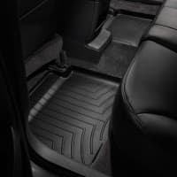 Резиновые коврики в салон WeatherTech для BMW 7 F01 2009-2012 седан с бортиком черные задние