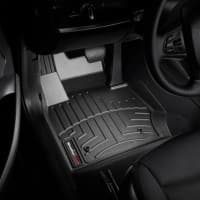 Резиновые коврики в салон WeatherTech для BMW X4 F26 2014-2018 с бортиком черные передние 