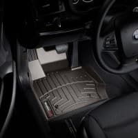 Резиновые коврики в салон WeatherTech для BMW X3 F25 2011-2014 с бортиком передние какао  WeatherTech