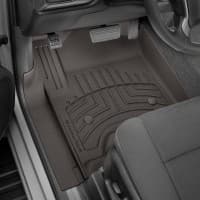 Резиновые коврики в салон WeatherTech для Cadillac Escalade 4 2015-2020 с бортиком передние какао  WeatherTech