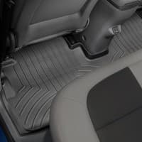 Резиновые коврики в салон WeatherTech для Chevrolet Bolt 2017-2021 хэтчбек 5дв. с бортиком черные задние WeatherTech