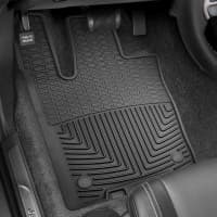 Резиновые коврики в салон WeatherTech для Dodge Durango 2016+ передние черные