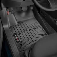 Резиновые коврики в салон WeatherTech для Fiat 500E 2013+ Electro с бортиком передние черные
