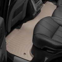 Резиновые коврики в салон WeatherTech для Land Rover Range Rover Sport 2 2013-2020 с бортиком задние бежевые