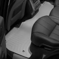 Резиновые коврики в салон WeatherTech для Land Rover Range Rover Sport 2 2013-2020 с бортиком задние серые WeatherTech