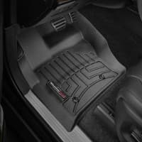 Резиновые коврики в салон WeatherTech для Land Rover Range Rover Vogue 2013-2020 с бортиком передние черные