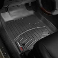 Резиновые коврики в салон WeatherTech для Lexus ES 2006-2012 седан с бортиком передние черные WeatherTech