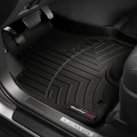 Резиновые коврики в салон WeatherTech для Lexus IS 2013+ 2WD с бортиком передние черные