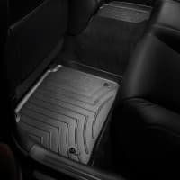 Резиновые коврики в салон WeatherTech для Lexus LS 460 2006-2012 с бортиком черные задние SHORT