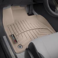 Резиновые коврики в салон WeatherTech для Lexus RX 2016+ с бортиком передние бежевые