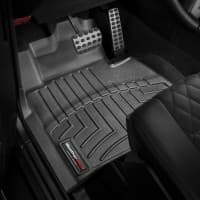 Резиновые коврики в салон WeatherTech для Mercedes G W463 2002-2018 5дверн. с бортиком черные передние 