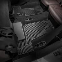 Резиновые коврики в салон WeatherTech для Mercedes GL X166 2012-2015 3 ряд черные