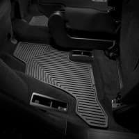 Резиновые коврики в салон WeatherTech для Mercedes GL X164 2006-2012 задние черные 3 ряд
