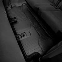 Резиновые коврики в салон WeatherTech для Mercedes GLE W167 2019+ с бортиком задние черные 3 ряд