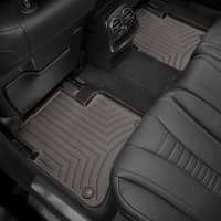 Резиновые коврики в салон WeatherTech для Mercedes S W222 2013-2021 седан с бортиком какао задние WeatherTech