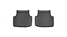 Резиновые коврики в салон WeatherTech для Skoda Octavia A7 2013-2020 седан с бортиком задние черные