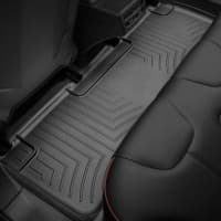 Резиновые коврики в салон WeatherTech для Tesla Model S 2012+ седан с бортиком черные задние