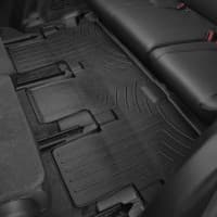 Резиновые коврики в салон WeatherTech для Toyota Highlander 2014-2020 с бортиком черные 3 ряд