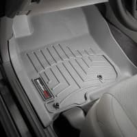 Резиновые коврики в салон WeatherTech для Toyota Land Cruiser Prado 150 2009-2013 с бортиком серые передние 