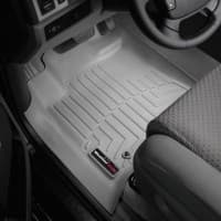 Резиновые коврики в салон WeatherTech для Toyota Tundra 2008-2012 с бортиком передние серые